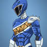Blue Megalodon Ranger commission