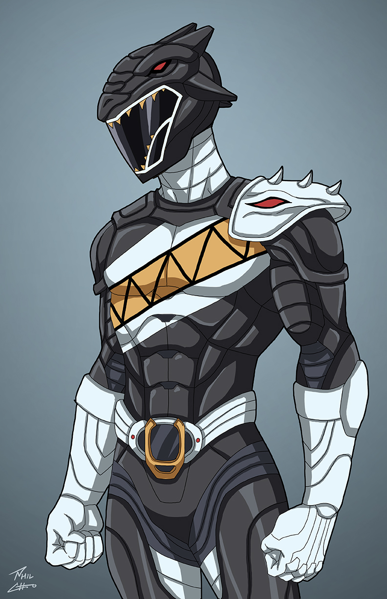 Black Ankylosaurus Ranger commission by phil-cho on DeviantArt