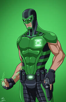 Green Lantern [Simon Baz] (Earth-27) commission