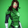 Green Lantern [Jessica Cruz] (Earth-27) commission