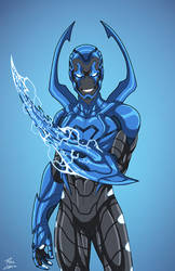 Silver Scarab (Earth-27) Blue Beetle color variant