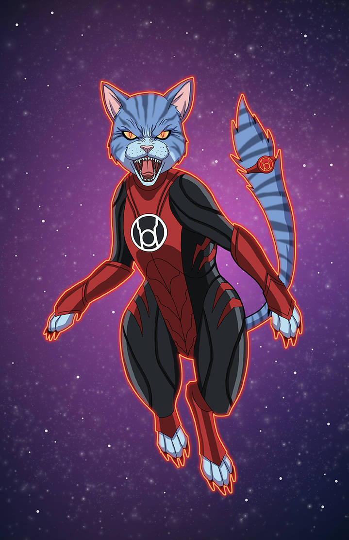 Red Lantern Dex-Starr by phil-cho on DeviantArt