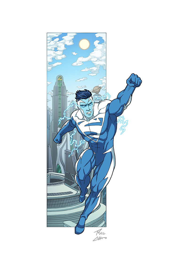 Superman Blue commission by phil-cho on DeviantArt