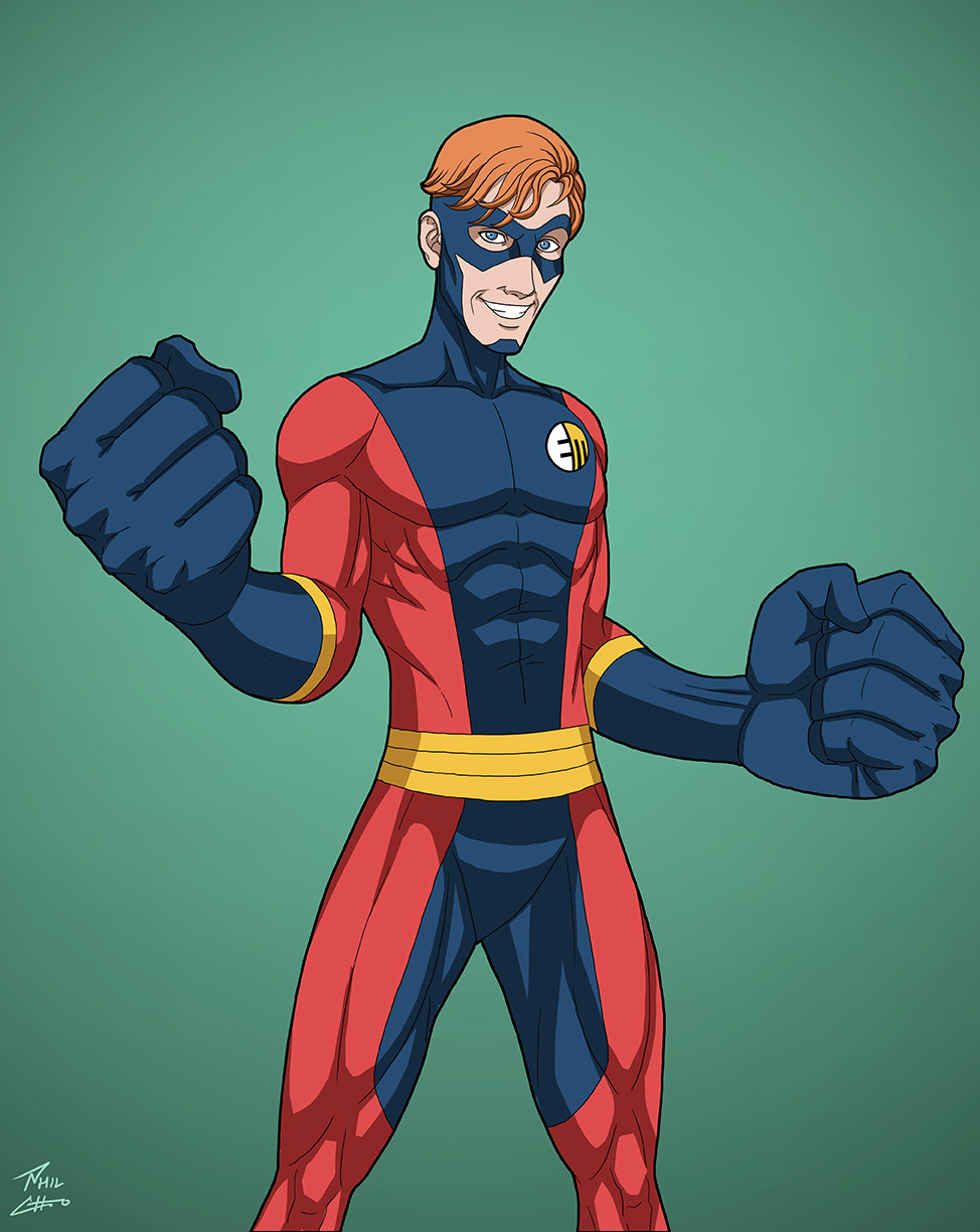 Elastic Man (Earth-27) commission by phil-cho on DeviantArt