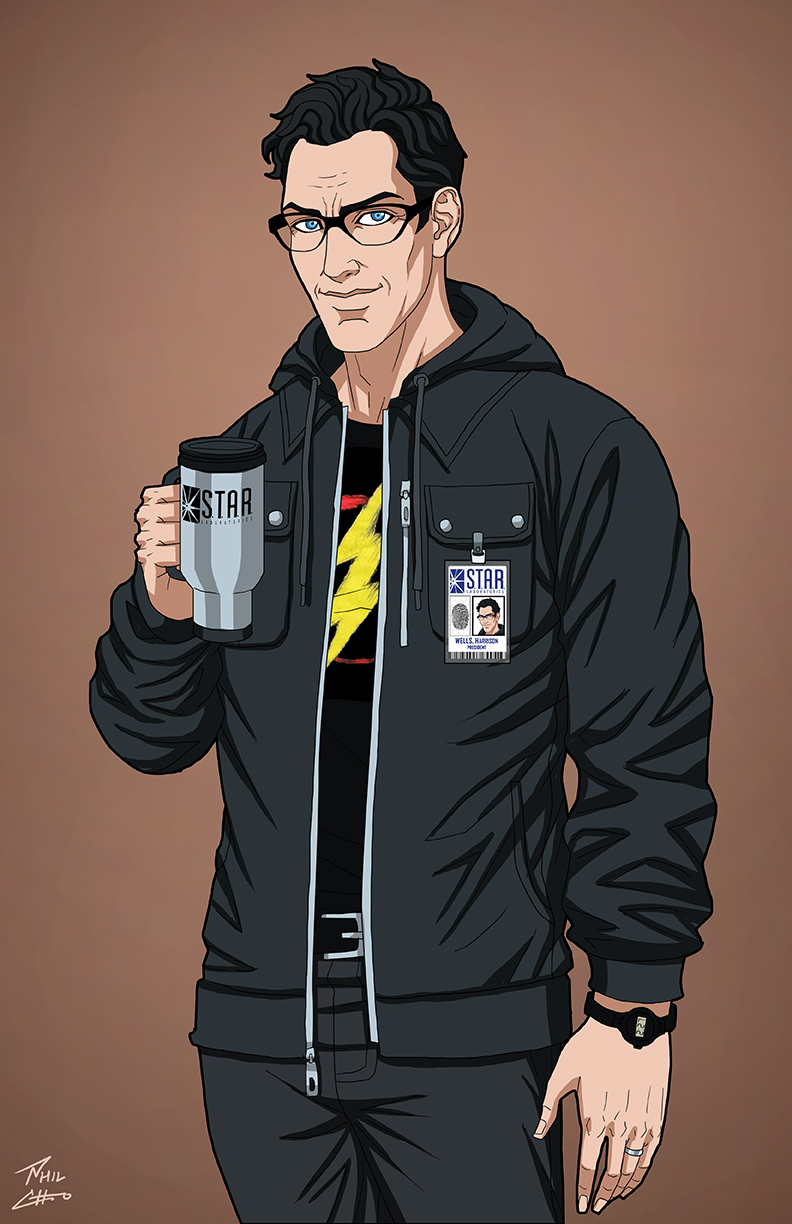 Harrison Wells (Earth27) commission by philcho on DeviantArt