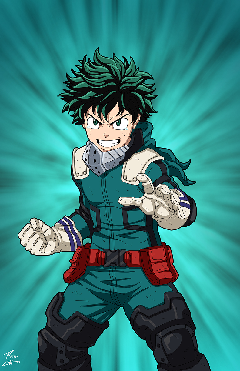 Deku commission by philcho on DeviantArt