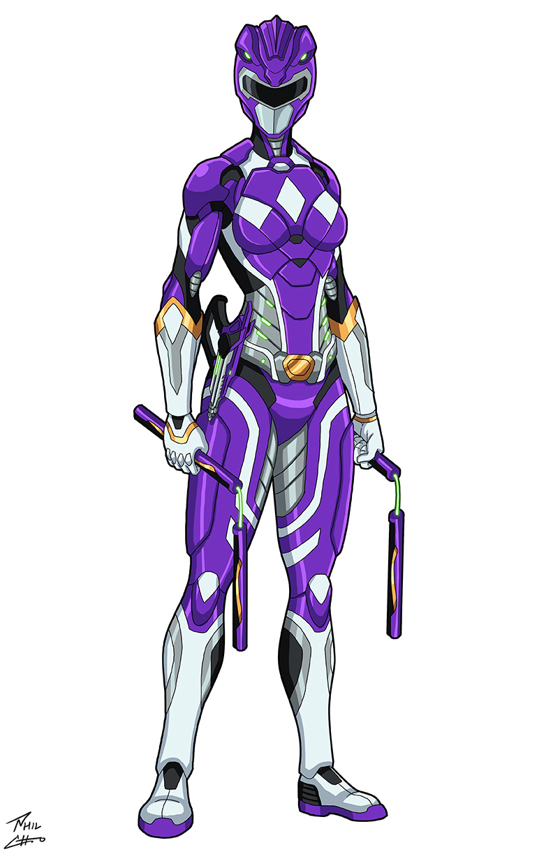 Commission Bootless Rangers Purple Ranger Molly commission by phil-cho on DeviantArt