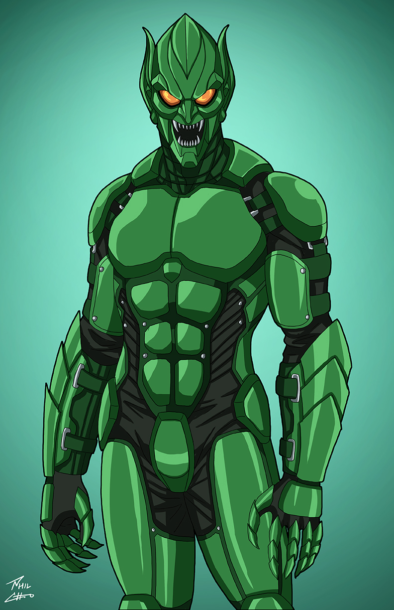 Green Goblin commission by phil-cho on DeviantArt