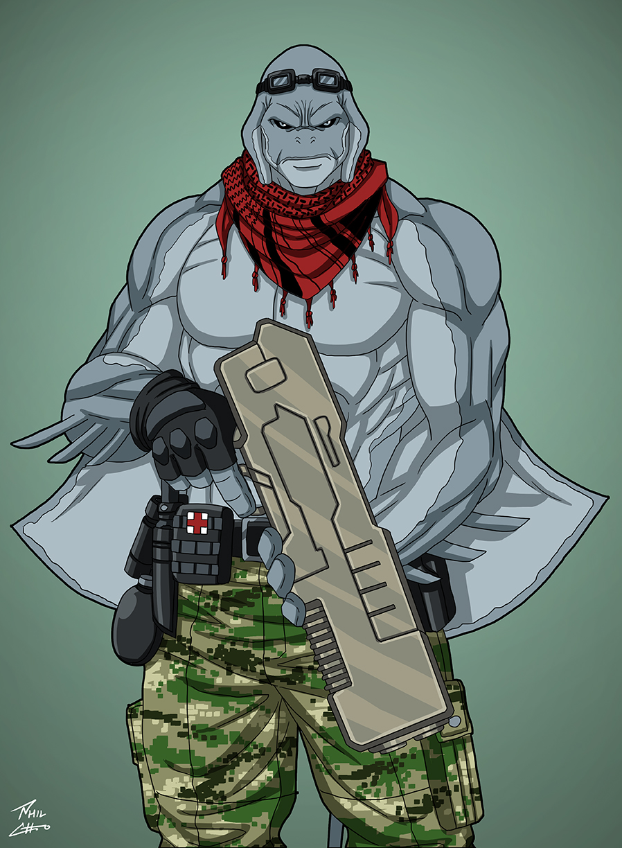 Ray Fillet (Earth-27) commission by phil-cho on DeviantArt