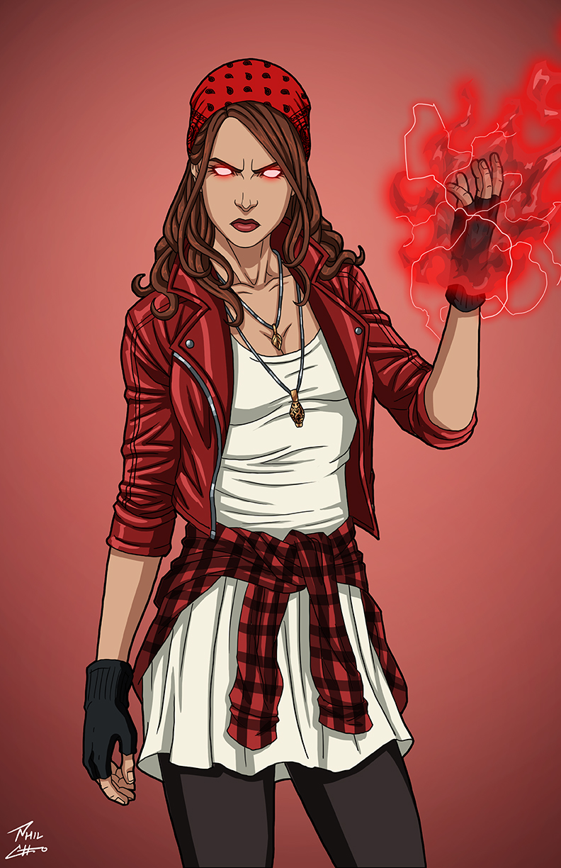 Scarlet Witch (Earth-27M) commission — Phil Cho