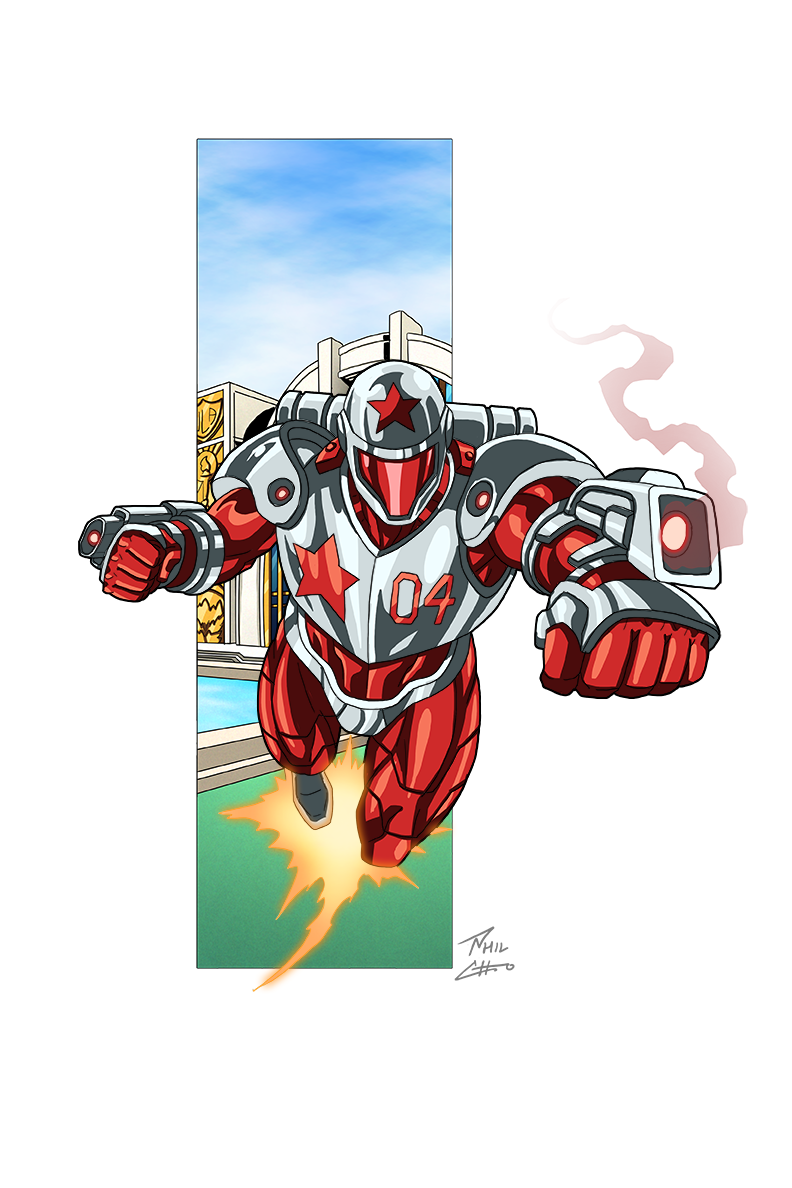 Rocket Red commission by phil-cho on DeviantArt