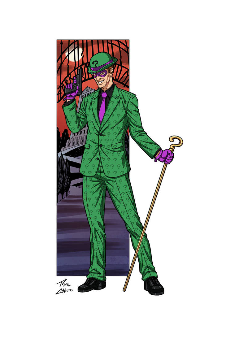 Riddler commission by phil-cho on DeviantArt