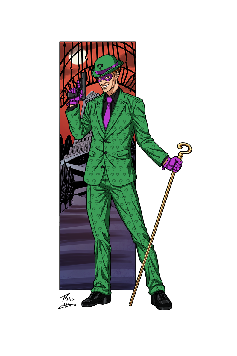 Riddler commission by phil-cho on DeviantArt