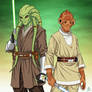 Kit Fisto and Nahdar Vebb (Star Wars) commission