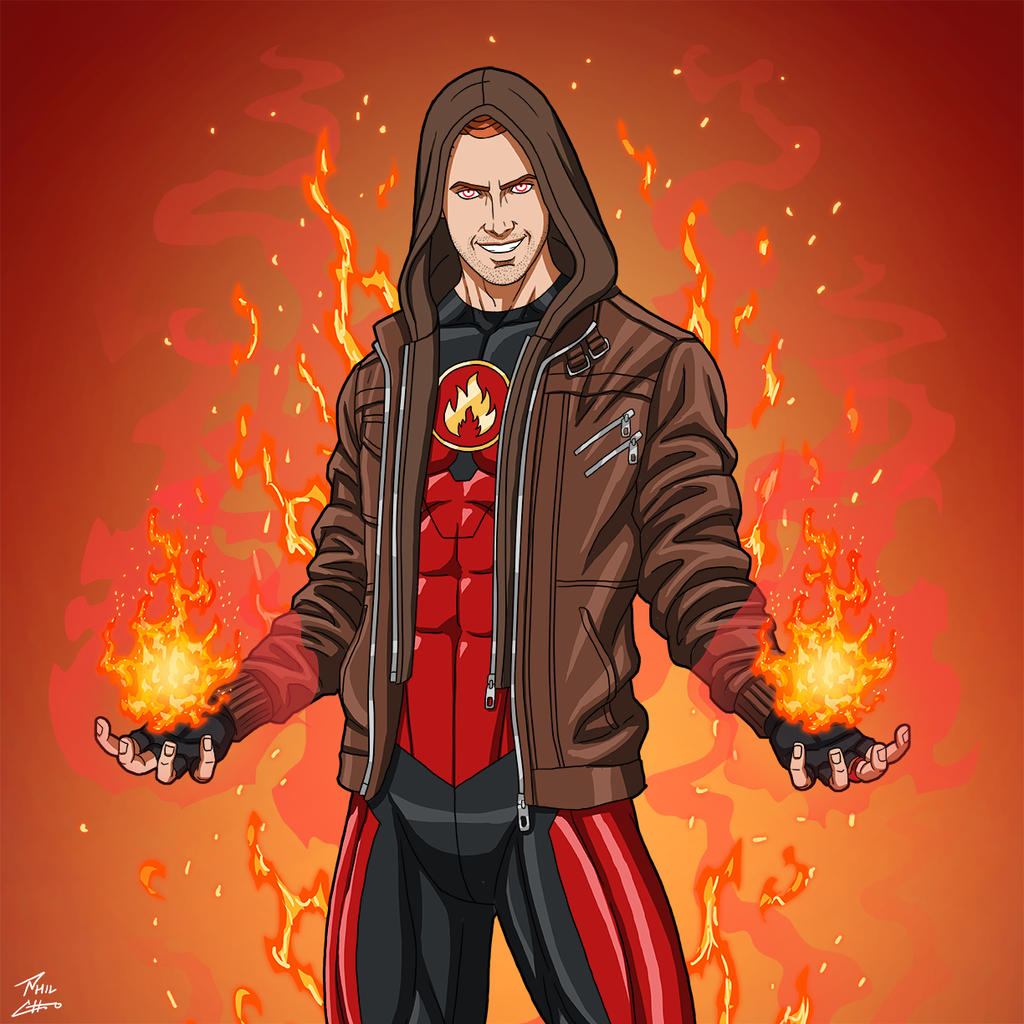Pyromancer (Earth-27) commission by phil-cho on DeviantArt