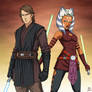 Anakin and Ahsoka (Star Wars) commission