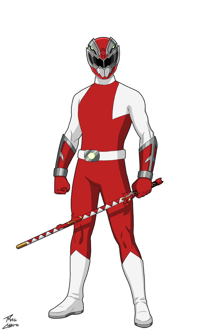 Red Ranger Tyrannosaurus Rex commission by phil-cho on DeviantArt