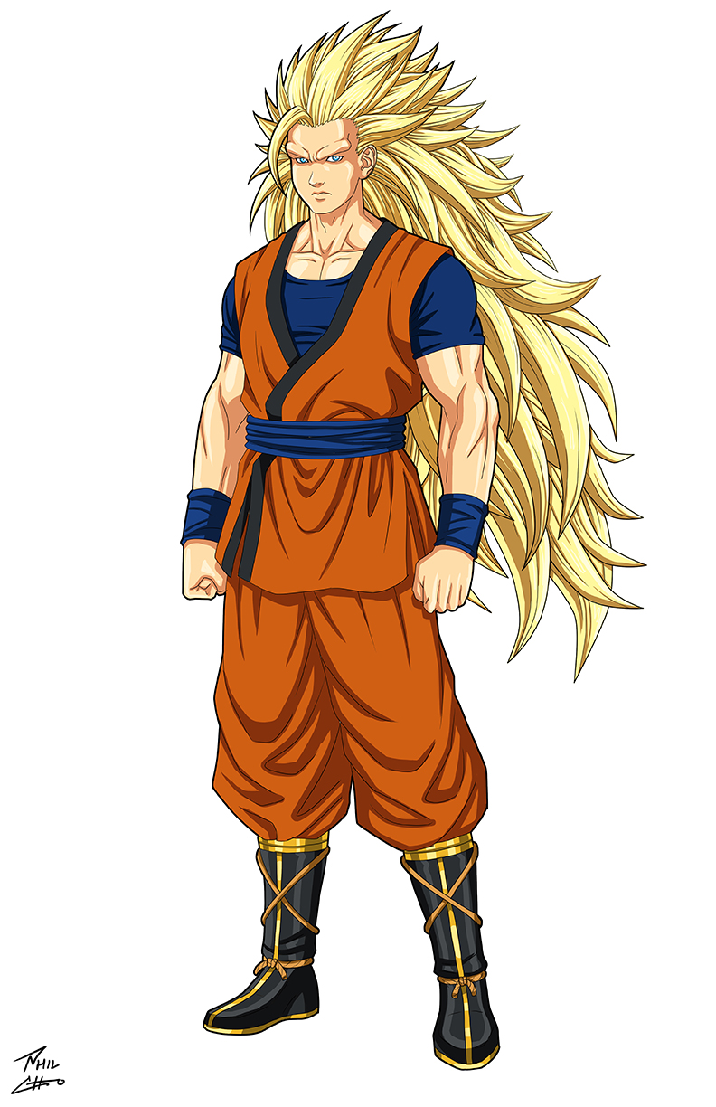 Goku SS3-01 (DBU) by phil-cho on DeviantArt