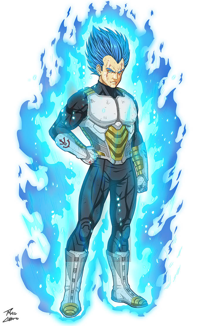 Super Saiyan Blue Evolved Vegeta (DBU) by phil-cho on DeviantArt