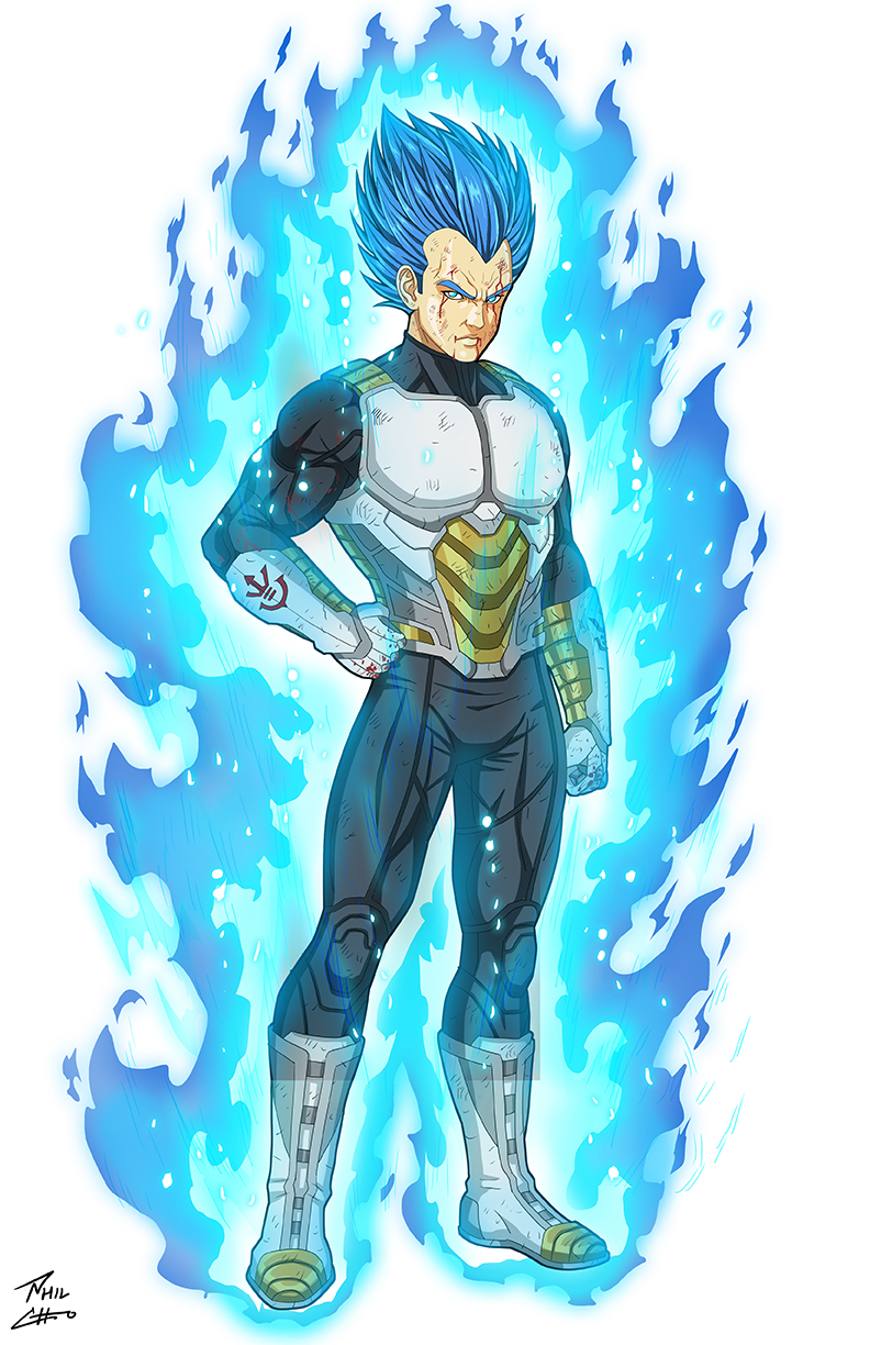 Super Saiyan 3 Vegeta (DBU) — Phil Cho