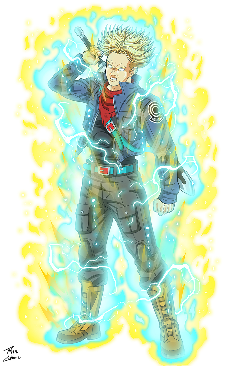Super Saiyan Rage Future Trunks (DBU) by phil-cho on DeviantArt