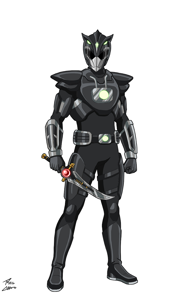 Black Ranger Dragon commission by phil-cho on DeviantArt