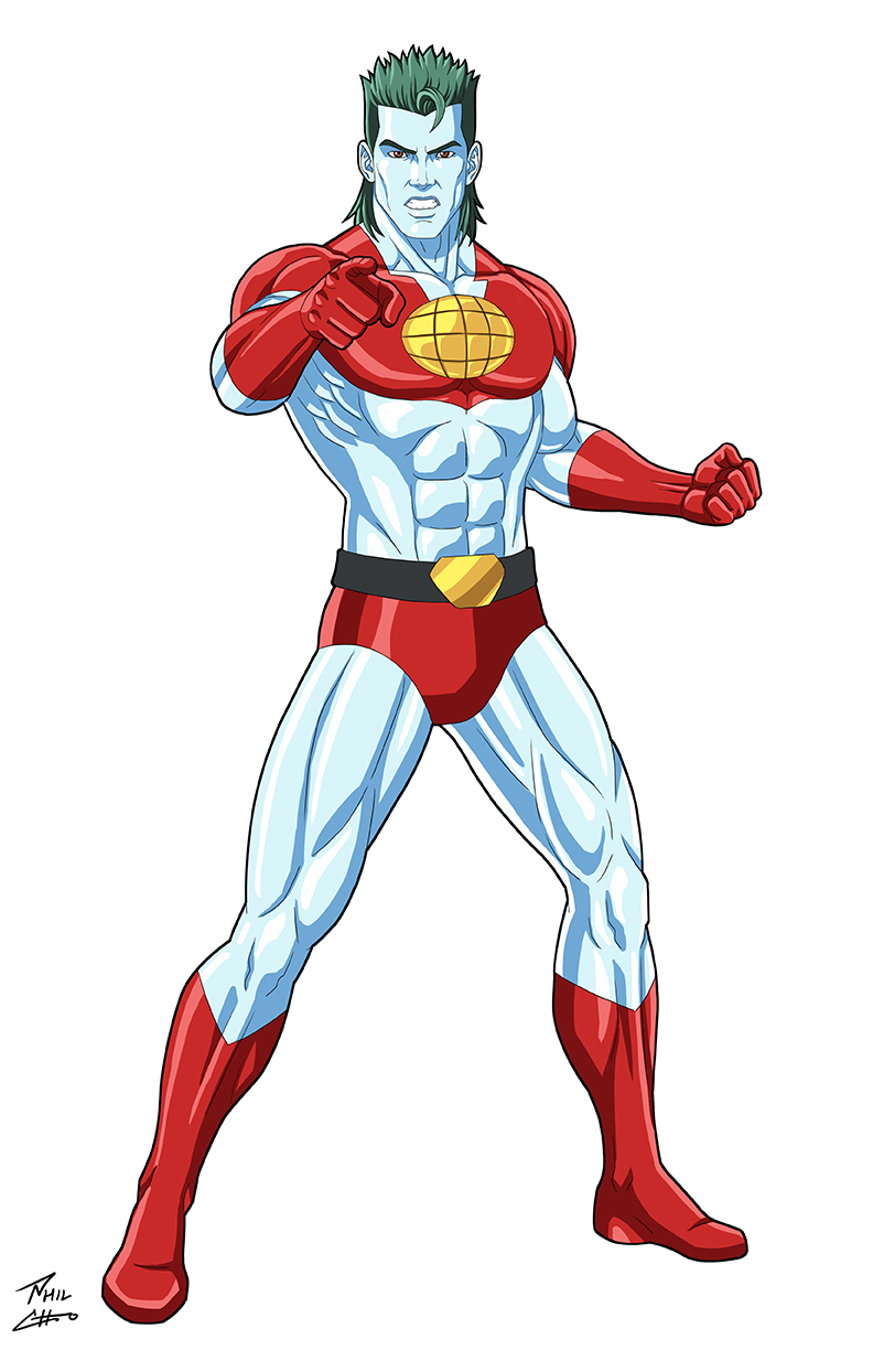 Captain Planet 01-2 commission by phil-cho on DeviantArt