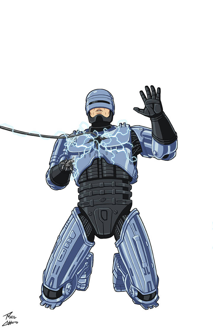 RoboCop On His Knees commission by phil-cho on DeviantArt