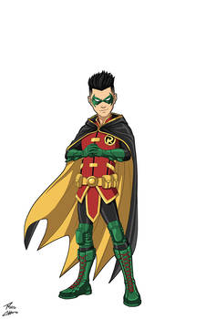 Damian Wayne Robin commission