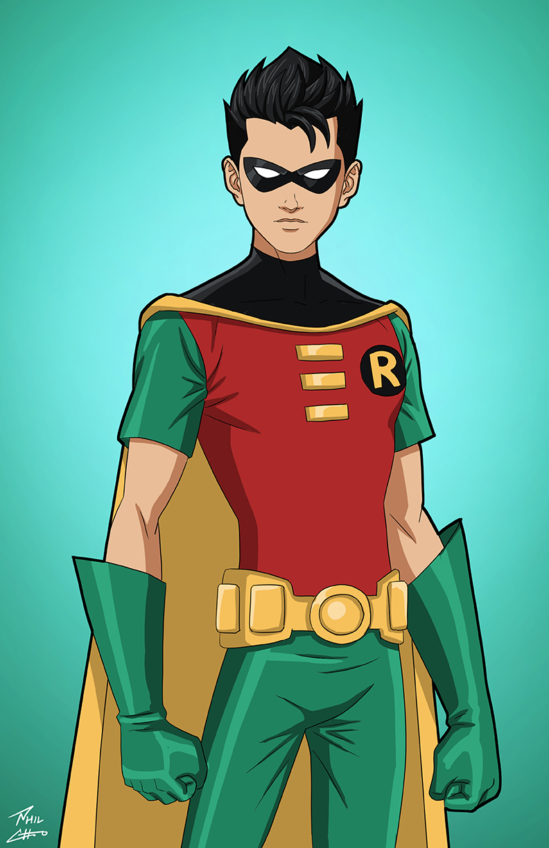 Robin (Teen Titans Animated) by phil-cho on DeviantArt