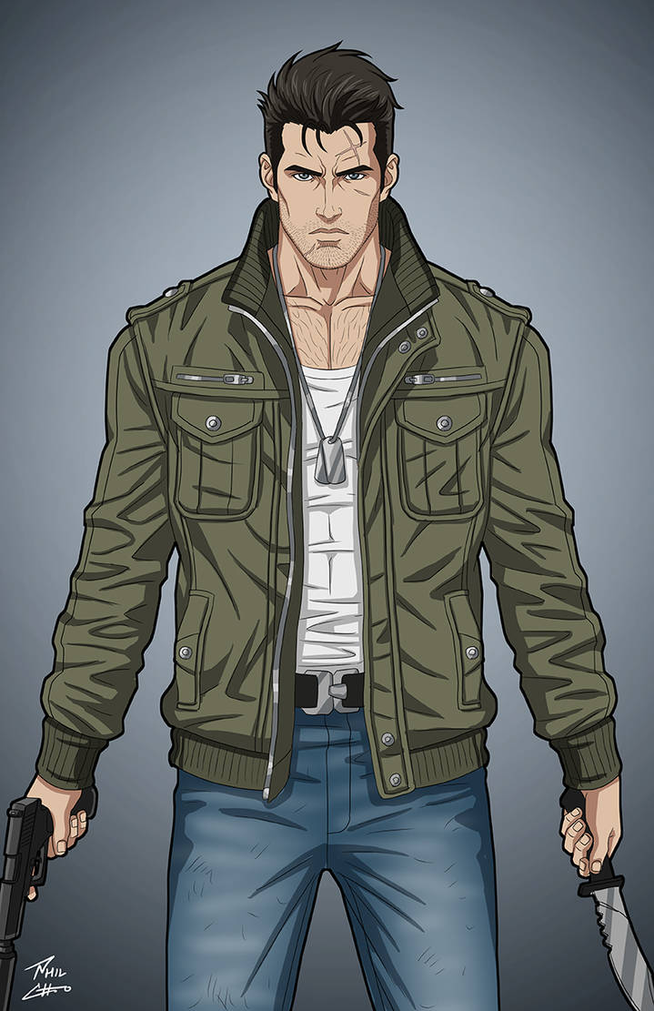 Frank Castle (Earth-27M) commission by phil-cho on DeviantArt