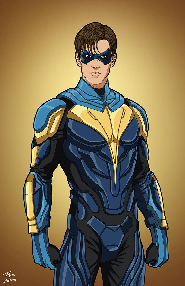 Nightwing (Brenton Thwaites) Classic Colors by phil-cho on DeviantArt