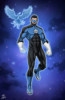 Blue Lantern Jon Eriksen OC commission