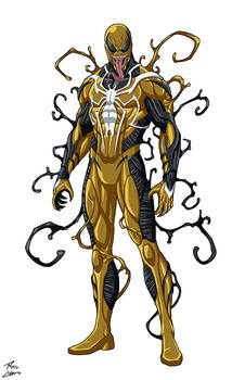 Symbiote Weaver (Spider-sona) commission