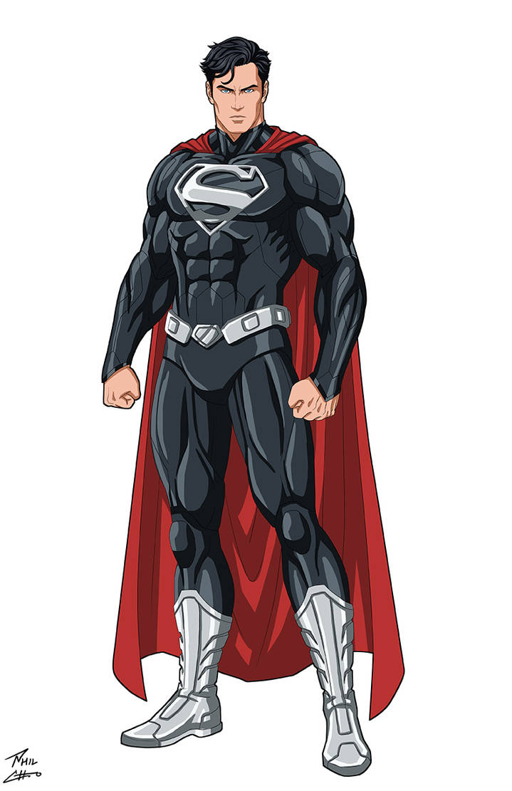 Superman New 52 Black Suit By Phil cho On DeviantArt superman-new-52-black-suit-by-phil-cho-on-deviantart