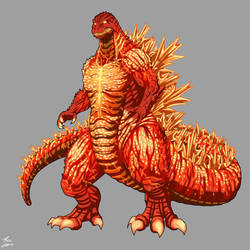 Burning Godzilla (Full Power)