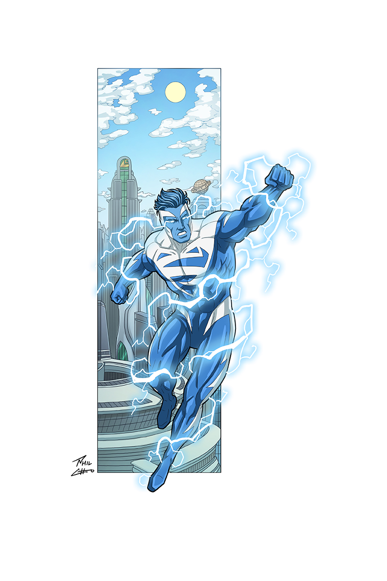 Superman Blue commission by phil-cho on DeviantArt