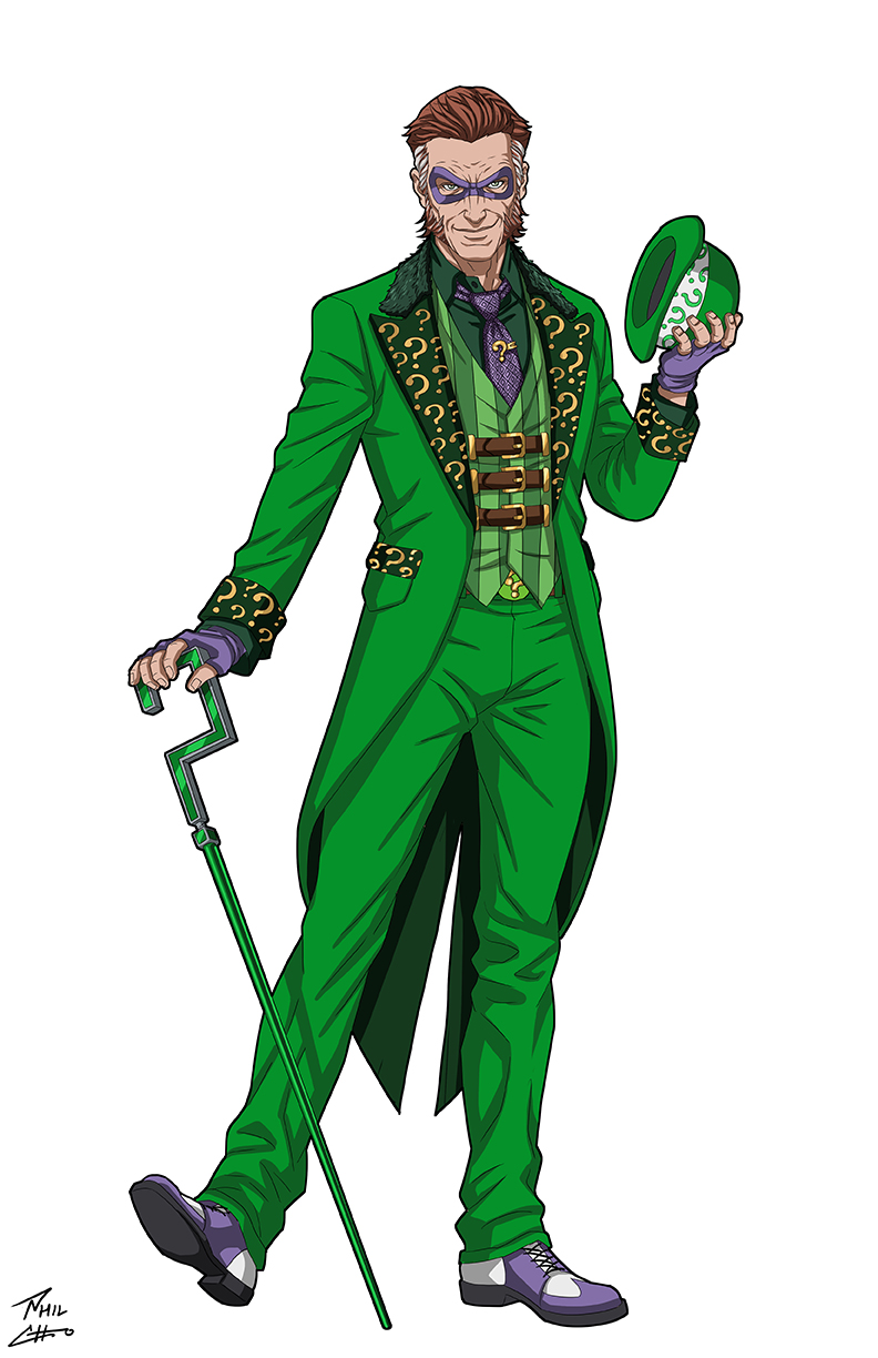 Riddler (update) commission by phil-cho on DeviantArt