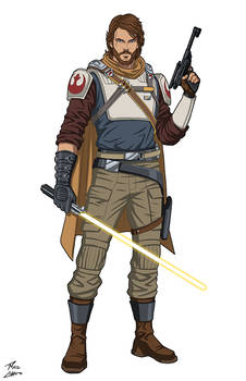 Rebel Commander Anakin (Star Wars AU) commission