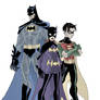 The Batman, Robin, and Batgirl