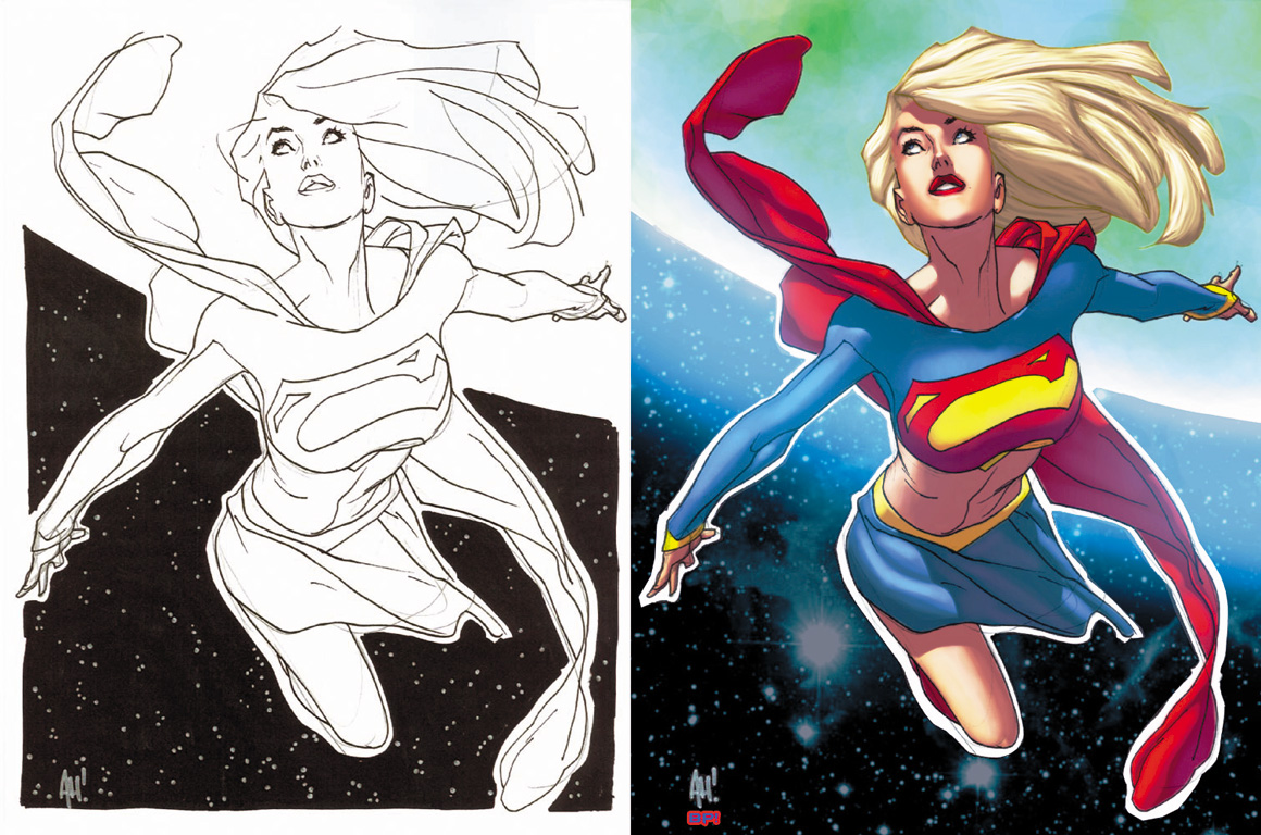 AH's Supergirl colors