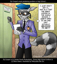 Sly Cooper's Locker Problem by mayuzane