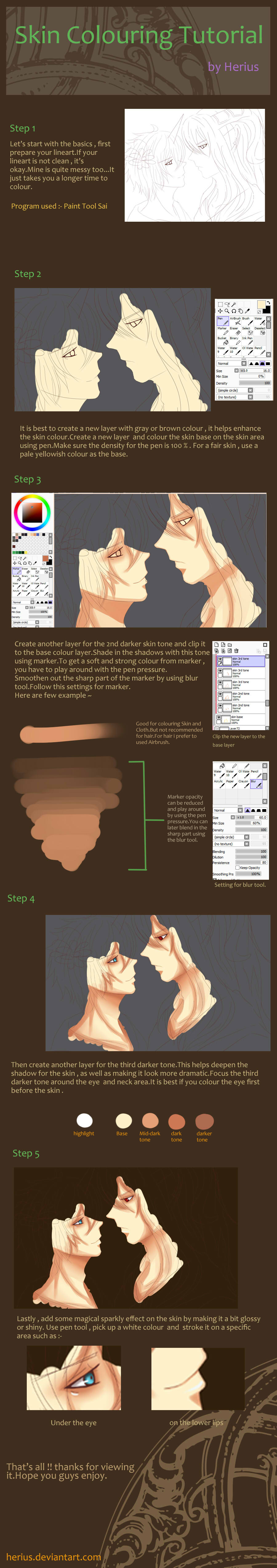 Skin Colouring Tutorial