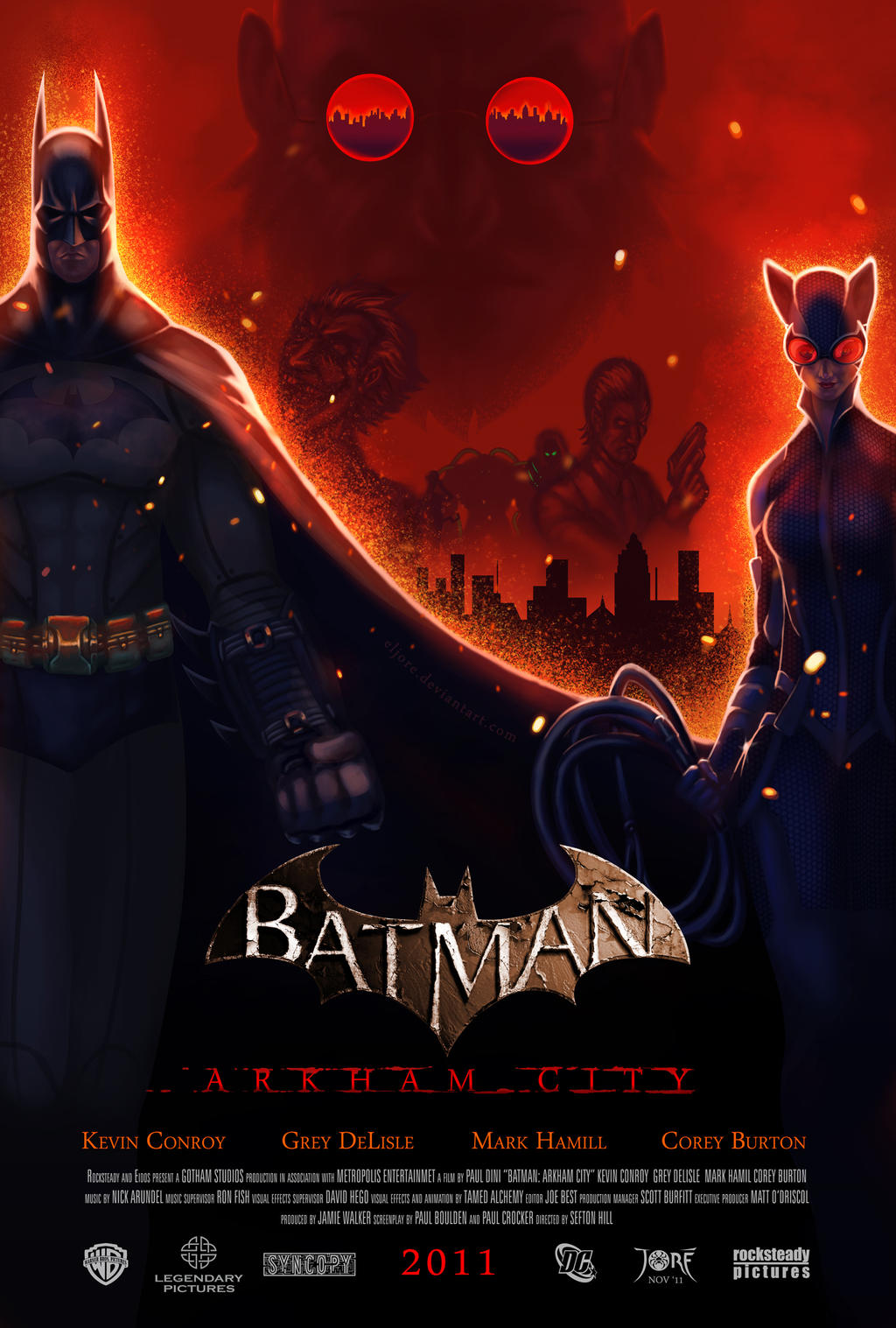 Arkham City Movie Poster Finale