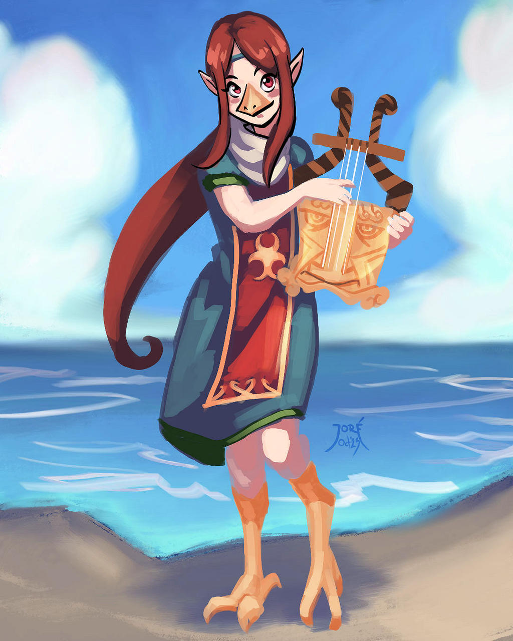 Female Rito Deviantart 11 Rito by ElJore on DeviantArt