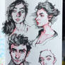 portrait sketch page #1
