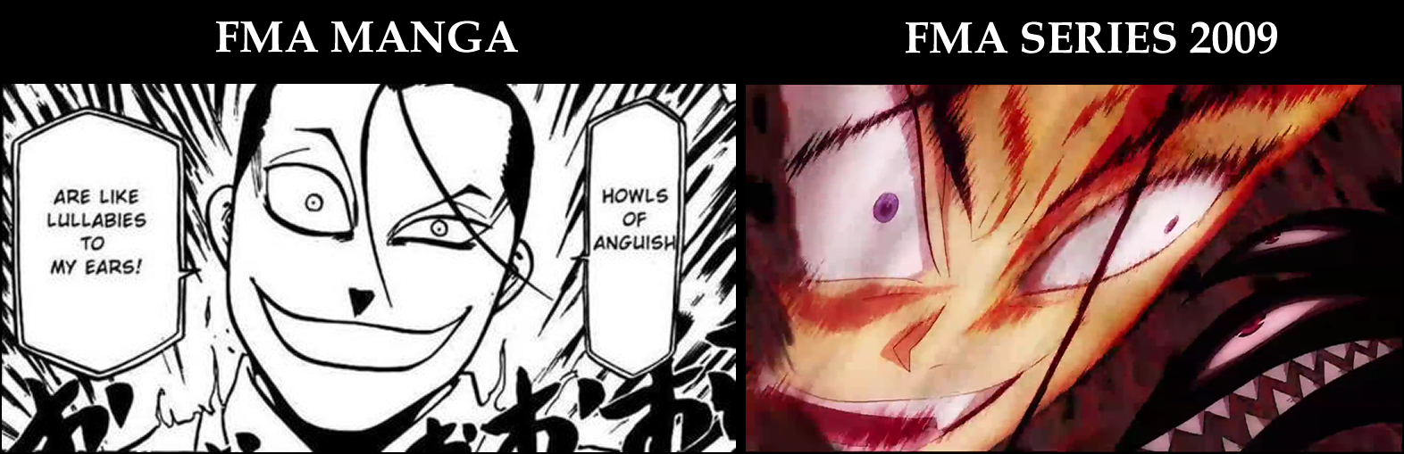 FMA MANGA VS FMA 2003 VS FMA 2009 #3 by joaocouto on DeviantArt