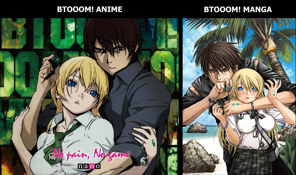 Btooom Anime Vs Btooom Manga By Joaocouto On Deviantart Btooom Anime Vs Btooom Manga By Joaocouto On Deviantart