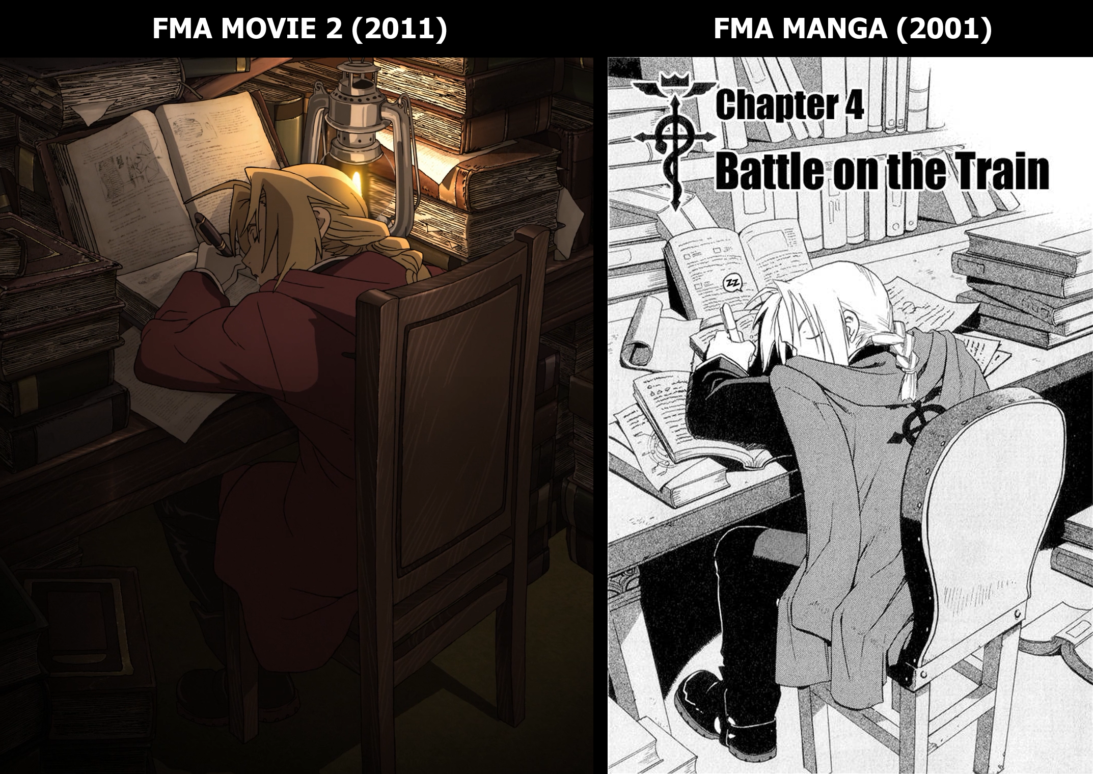 FMA 2009 VS FMA MANGA #7 by joaocouto on DeviantArt