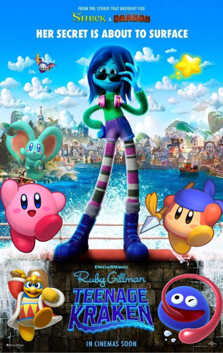 Kirby Meets Ruby Gillman by Kirbyloverfan12 on DeviantArt